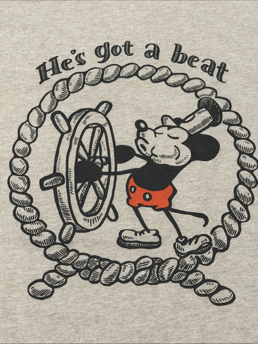 Disney UT Graphic Tee in Tan and Black size XL - Picture 7 of 7